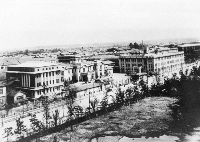 戦災前の名古屋帝国大学医学部（写真提供：名古屋大学）